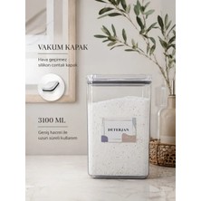 Okyanus Home Deterjan Vakumlu Dikdörtgen 3.1 Lt Saklama Kabı