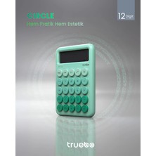 Truebo Circle Yeşil Renkli Hesap Makinesi
