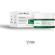 ANYONG Cica Tiger Grass Ton Eşitleyici Krem Medium 30 ml SPF 20 Tüm Cilt Tipleri İçin Kızarıklık Karşıtı