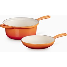 Le Creuset Signature Döküm Demir 2'si 1 Arada Tencere 2,3 L