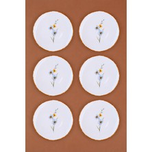 Tabak Evi Porselen Azelya Pasta Tabağı 19,50CM Aly1 6 Kişilik 6 Parça