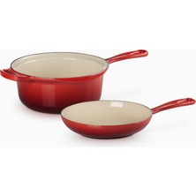 Le Creuset Signature Döküm Demir 2'si 1 Arada Tencere 2,3 L