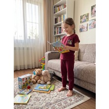 Sleeproom Yazlık Kız Çocuk Emoji Baskı Pijama Takım