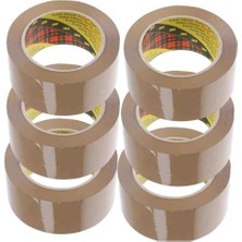 Rass Ambalaj Koli Bandı Kahverengi 45MM×100MT 6 Adet