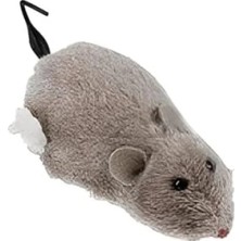 Aesco Kurmalı Peluş Fare Kedi Oyuncağı - Renkli