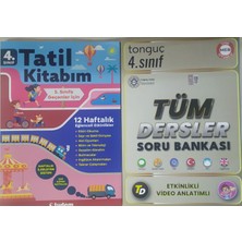 Eser Tudem 4. Sınıftan 5. Sınıfa Geçiş 12 Haftalık Etkinlikli ve Eğlenceli Tatil Kitabı+Tonguç 4 Sınıf   Tüm Dersler     Soru   Bankası