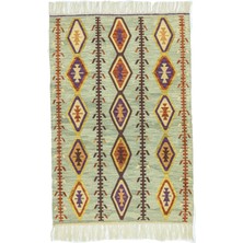 Soho Antiq Granada Geometrik Tasarımlı Yün Kilim 117 x 174 cm