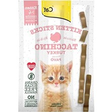 Aesco Yavru Kedi Için Hindili Ödül Çubukları - 3 Adet, 32 G
