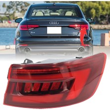 Gkl Audi A4 B9 2016-2021 Ledli Sağ Dış Stop Lambası Koyu 8W5945092G