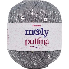Moly Pullina 03 Gri - Gümüş Pullu