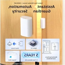 Aesco Zigbee Kapı Pencere Sensörü, 5 Yıl Pil Ömrü