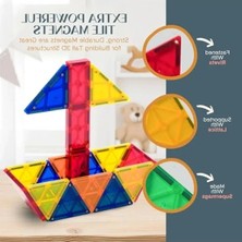 Aesco 100 Parça Manyetik Yapı Taşları Seti - 1-5 Yaş Arası Çocuklar Için Stem Eğitici Oyuncak