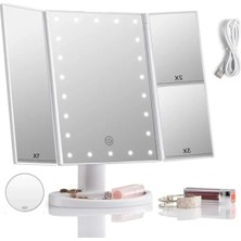Aesco LED Işıklı Katlanabilir Makyaj Aynası