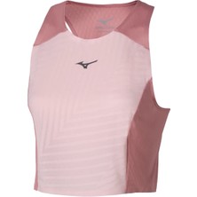 Mizuno Tech Light Crop Top Kadın Tişört Pembe