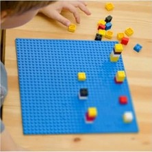 Aesco Mavi Zemin Plakası - LEGO Uyumlu Yapı Blok Platformu 25X25 cm