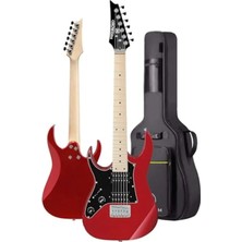 Aesco Yüksek Kaliteli Amfili Elektro Gitar Seti - 50W Maple Klavye
