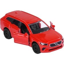 Aesco Kırmızı Metal Diecast Volvo 240 Gl Estate Modeli