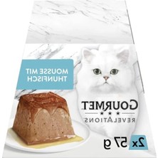 Aesco Yüksek Kaliteli Ton Balıklı Kedi Maması, 2X57G