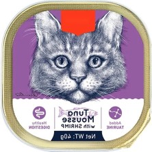 Aesco Ton Balıklı ve Karidesli Yaş Pate Kedi Maması, 40 gr (6 Adet)
