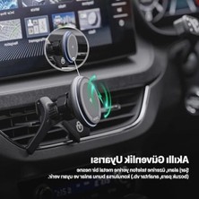 Aesco Araç Içi Telefon Tutucu | 15W Hızlı Kablosuz Şarj