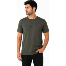 Boss Grafics Bisiklet  Yaka Haki Regular Fit