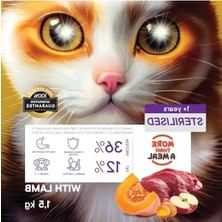 Aesco Kısırlaştırılmış Yetişkin Kediler Için Kuzu Etli Kuru Mama - 1.5 kg