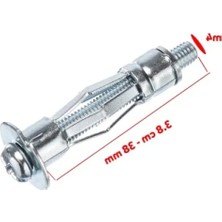 Aesco Çelik Alçıpan ve Boşluk Dübel Seti, 3 x 46 Mm, 5 Adet