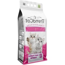 Aesco Bebek Pudrası Kokulu Topaklanan Tozsuz Kedi Kumu, 10 Lt
