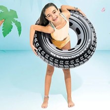 Aesco Dayanıklı Dev Araba Şişme Yüzme Tüpü - 91 cm