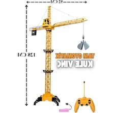 Aesco Uzaktan Kumandalı Şarjlı Kule Vinç - 128 cm