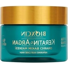 Aesco Yıpranmış Saçlar Için Onarıcı Keratin ve Argan Yağlı Bakım Maskesi 225 ml