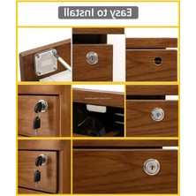 Aesco Yüksek Kaliteli Kare Çekmece Kilidi, 22 mm