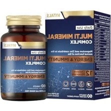 Aesco Vegan Multi Mineral Kompleks - 12 Mineral Içeren Takviye 60 Tablet
