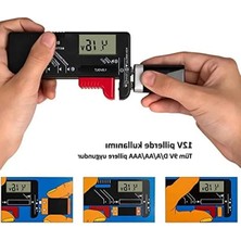 Aesco Dijital LCD Pil Test Cihazı, Modern Tasarım ve Kullanım Kolaylığı