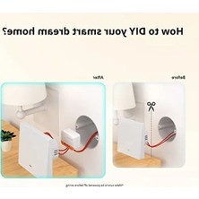 Aesco Iki Yönlü Kablosuz Akıllı Anahtar - Nötr Kablo Gerektirmeyen, 6A/1440W