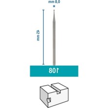 Aesco 0,8 mm Silindir Uçlu 3'lü Gravür Kesici Seti