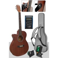Aesco Elektro Akustik Gitar ve Bluetooth Amfili Set