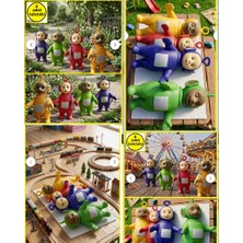 Oyuncak Sahili Teletabi 4 Adet Dipsy Laa Laa Tinky Winky Po Kutuda Oyuncak Kırılmaz Et Figür Teletubbies