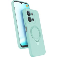 Ozka Concept Redmi 15C 4g Regal Magsafe Standlı Kapak - Su Yeşili