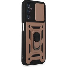 Ozka Concept Galaxy A14 4g Kılıf Pars Lens Yüzüklü Silikon - Rose Gold