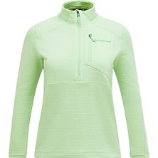 Peak Performance W Traıl Polartec Zıp Half Zıp Kadın Outdoor Çeyrek Fermuarlı Polar Üst G79811050T Yeşil