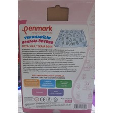 Boyama Örtüsü – Boyama Halısı Yıkanabilir 100 x 150 cm Penmark 12 Li Jumbo Keçeli Kalem Hediyeli