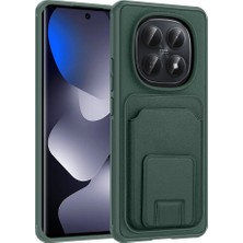 Lyon Tech Xiaomi Redmi Note 15 5g / 4g Kılıf Zore Bikart Kapak – Kartlıklı, Katlanabilir Standlı, Dayanıklı Tpu Kılıf