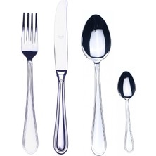 Mepra Norma 2.5mm Paslanmaz Çelik 72 Parça 12 Kişilik Çatal Kaşık Bıçak Takımı