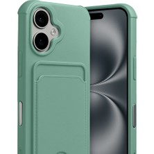 Ozka Concept iPhone 17 Kelvin Kartvizitli Silikon - Açık Yeşil