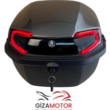 Motosiklet Çantası 33 Litre Işıklı -Sırt Dayamalı Model
