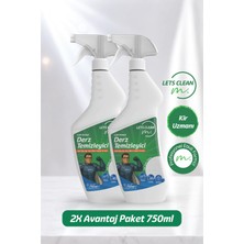 letsClean Profesyonel Derz Temizleyici Sprey 2x750 ml Güçlü Fayans Arası Kir ve Kararma Çözücü Çok Amaçlı