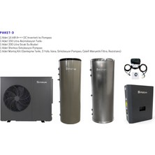 Sprsun 16KW A+++ R32 Dc Inverterlı Isı Pompası Kurulum Paketi -3