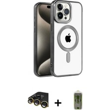 Pileli Store Pilelistore™ iPhone 14 Pro Kılıf Eksen Form Koleksiyonu - Siyah Joko Magic 5d Hayalet Cam + Raze Metal Kamera Lens - Gd