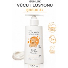 Günlük Bebek Losyonu Nemlendirici, Organik Kantaron Çiçeği 3+ Yaş, 150 ml